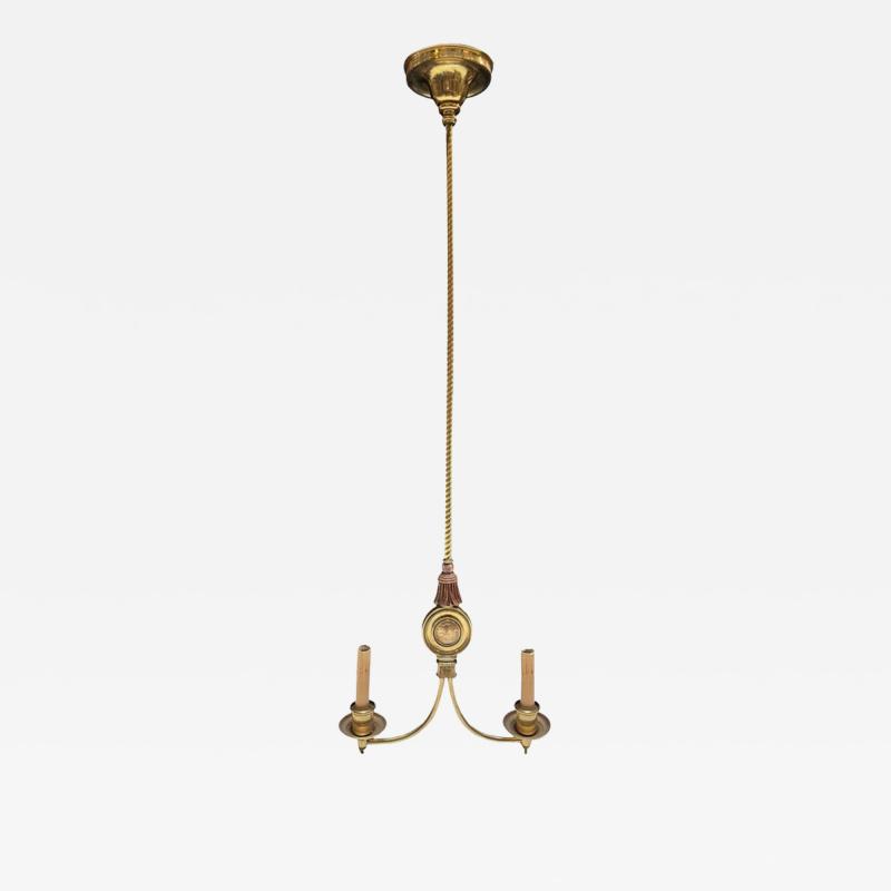 Maison Jansen 1960 s Maison Jansen Neoclassical Pendant Chandelier Light Fixture