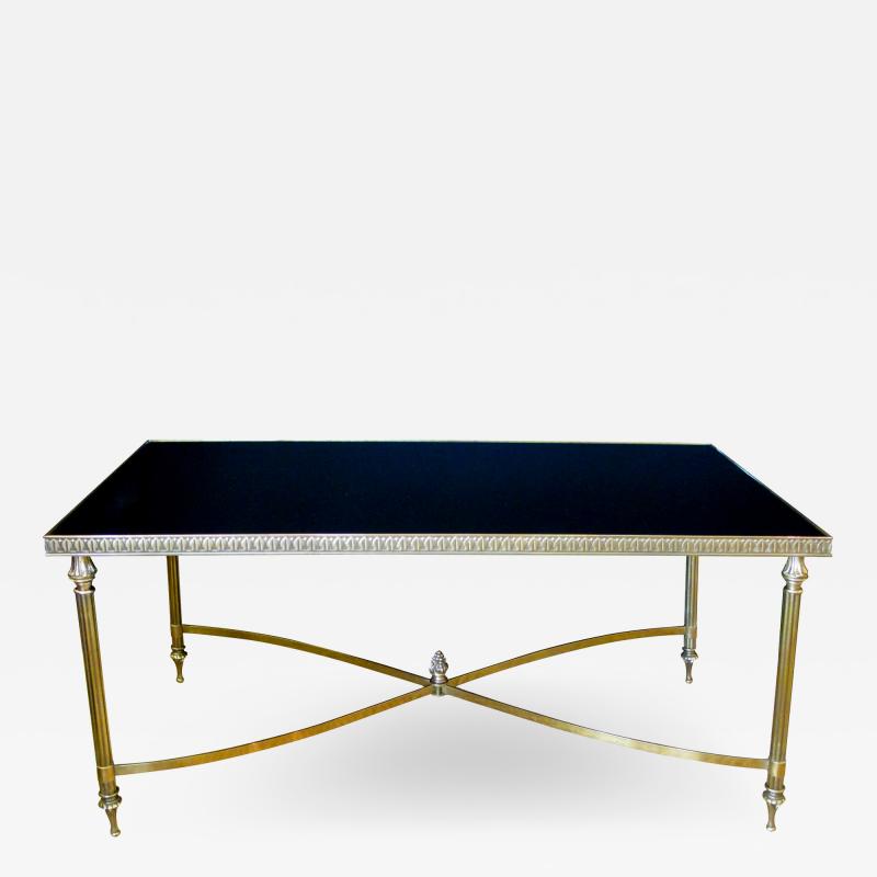 Maison Jansen A Good Quality French 1960s Maison Jansen Brass Cocktail Table
