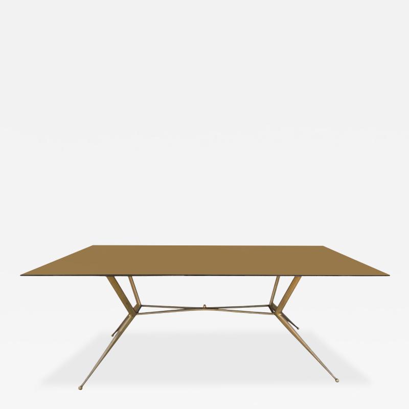 Maison Jansen Italian Modern Bronze Cocktail Table