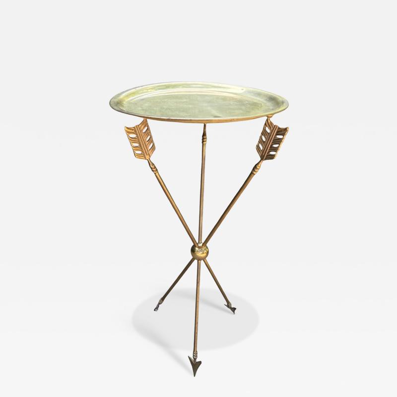 Maison Jansen Italian Neoclassical Style Brass Arrow And Quiver Table