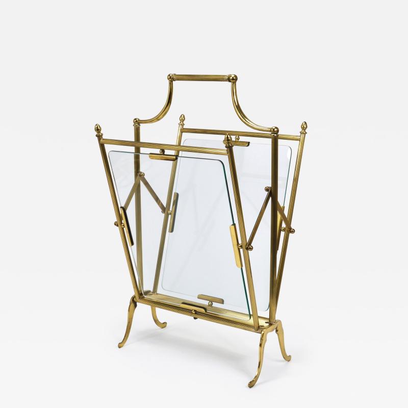 Maison Jansen Maison Jansen Neoclassical Magazine Rack Newspaper Stand France 1950s