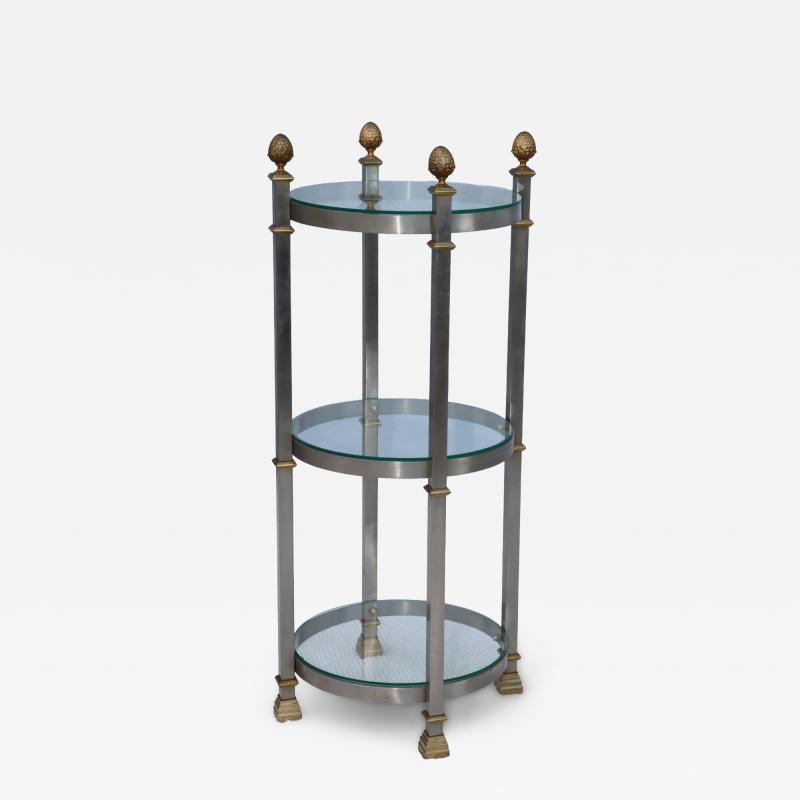 Maison Jansen Maison Jansen Style 3 Tier Side Table Pedestal