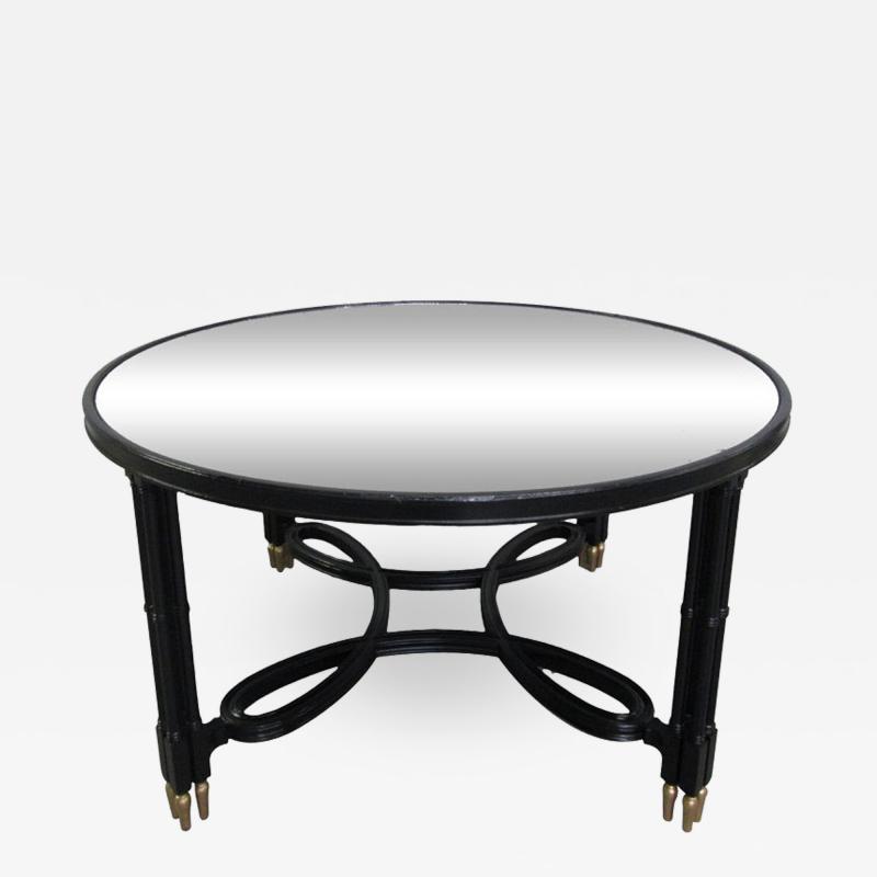 Maison Jansen Maison Jansen Style Mirrored Top Coffee Table