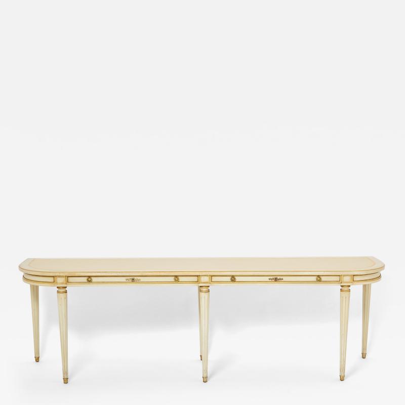 Maison Jansen Maison Jansen neoclassical Louis XVI style console table 1950s