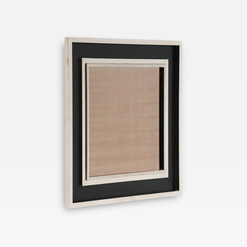 Maison Jansen Square Hollywood Regency Mirror Maison Jansen Style 1970s
