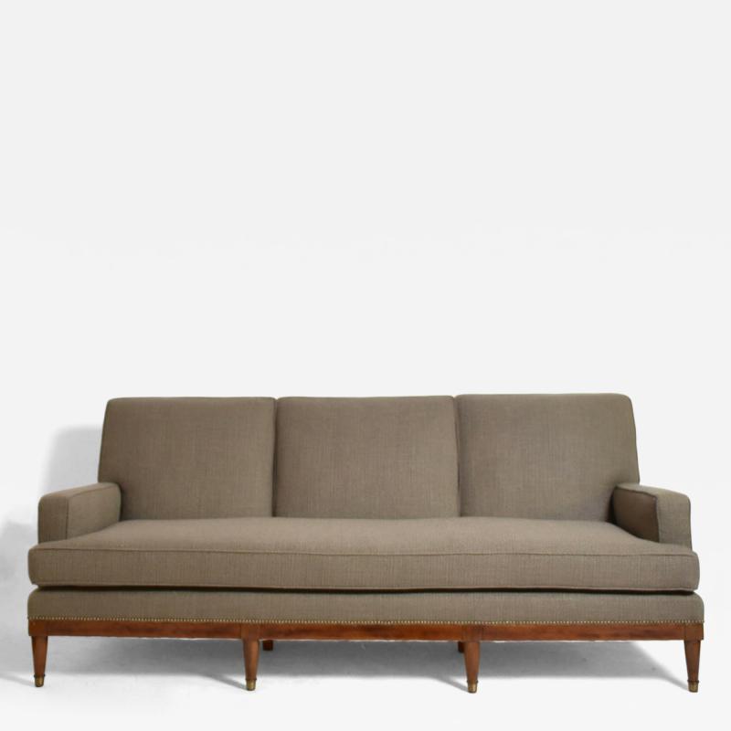 Maison Jansen three seats sofa 1960s 