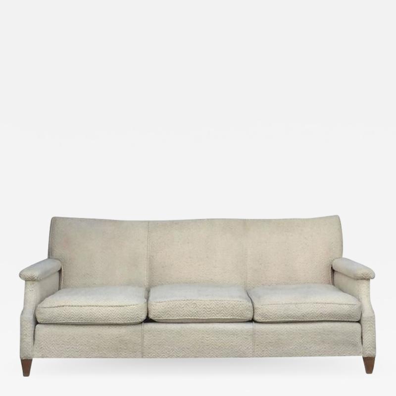 Maison Leleu Chic Large French 1950s Sofa by Maison Leleu