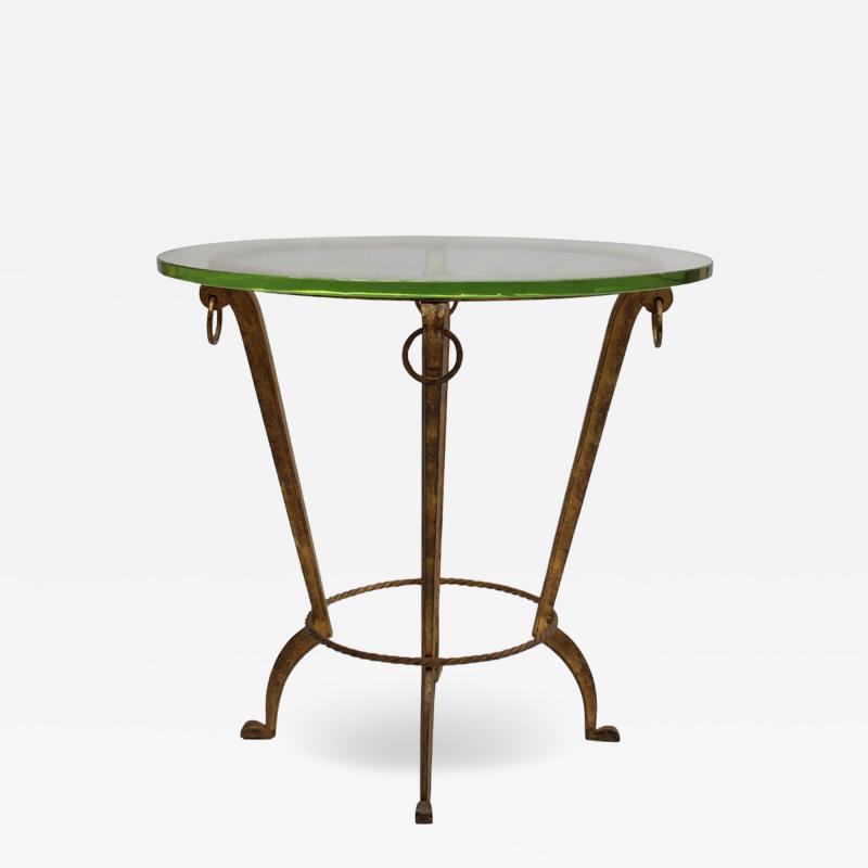 Maison Ramsay Fine French 1940s Gueridon Side Table by Maison Ramsay