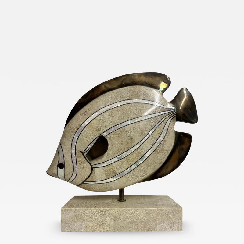 Maitland Smith Maitland Smith Fish Sculpture Bookend