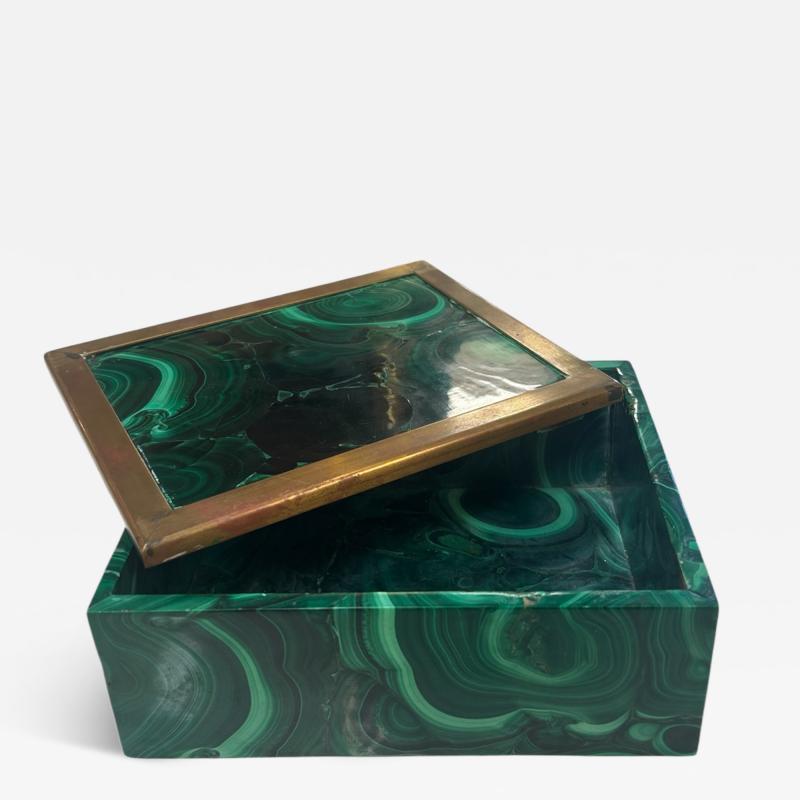 Malachite Decorative Box 1970s
