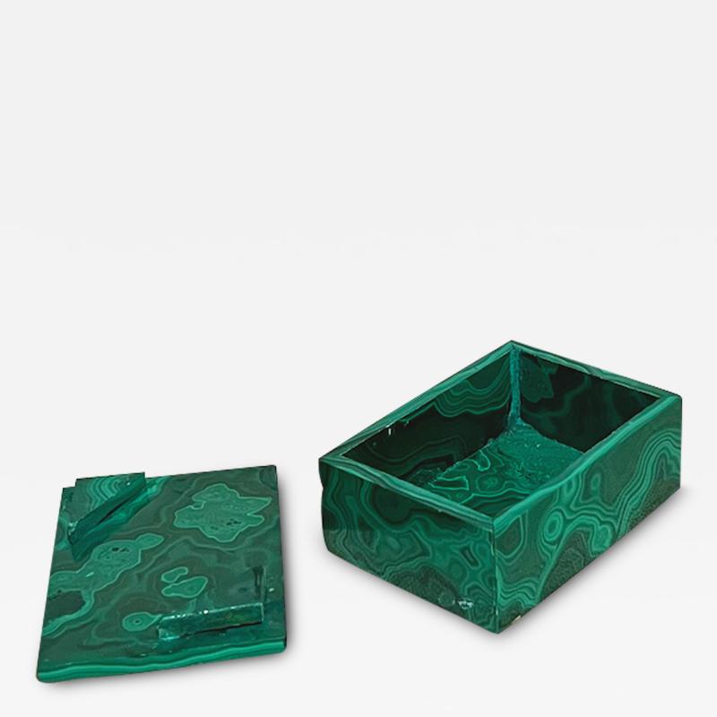 Malachite Square Jewelry Box