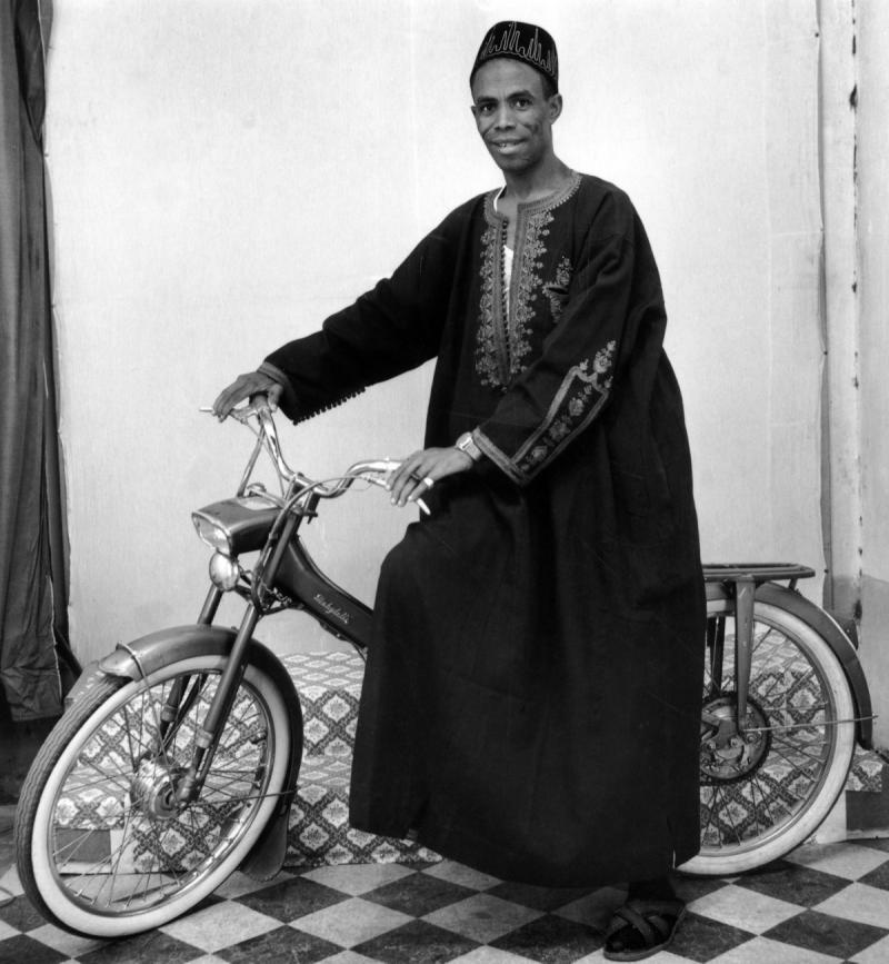 Malick Sidib Man with Bike Bamako