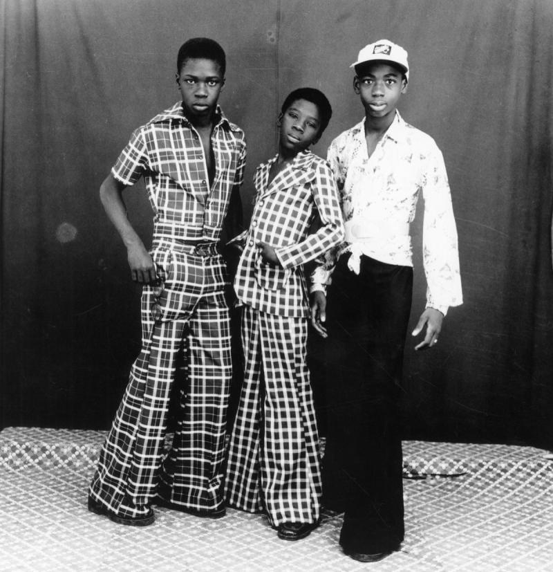 Malick Sidib Portrait of Three young Boys