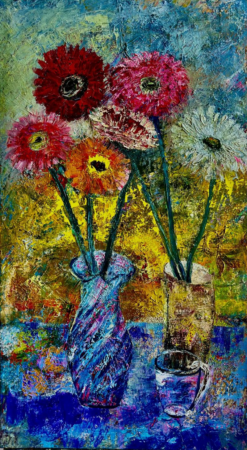 Manana Eloshvili Still Life of Flowers 2
