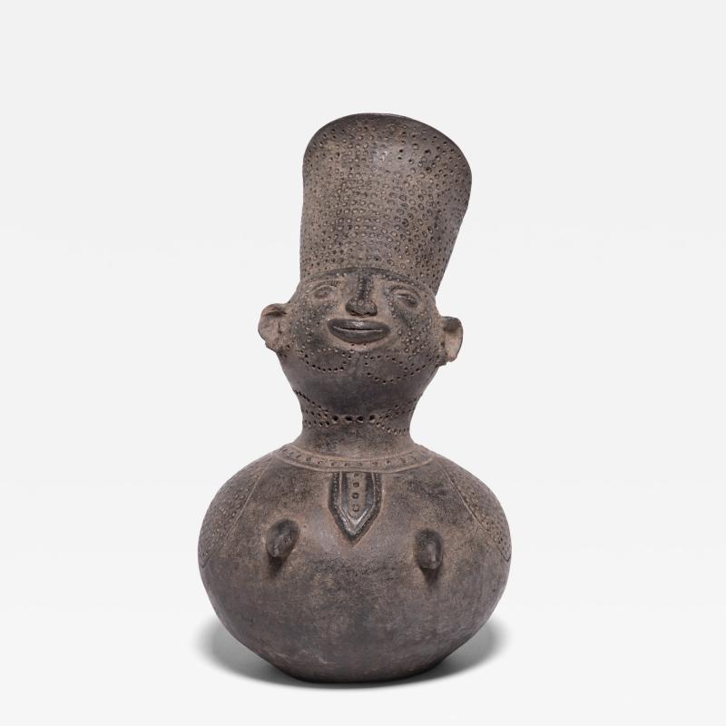 Mangbetu Terracotta Ceremonial Jug