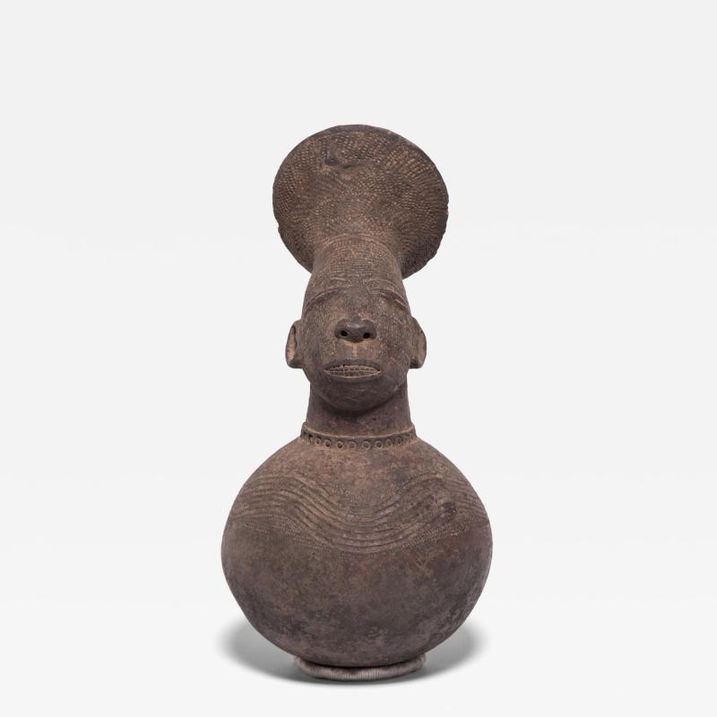 Mangbetu Terracotta Ceremonial Jug