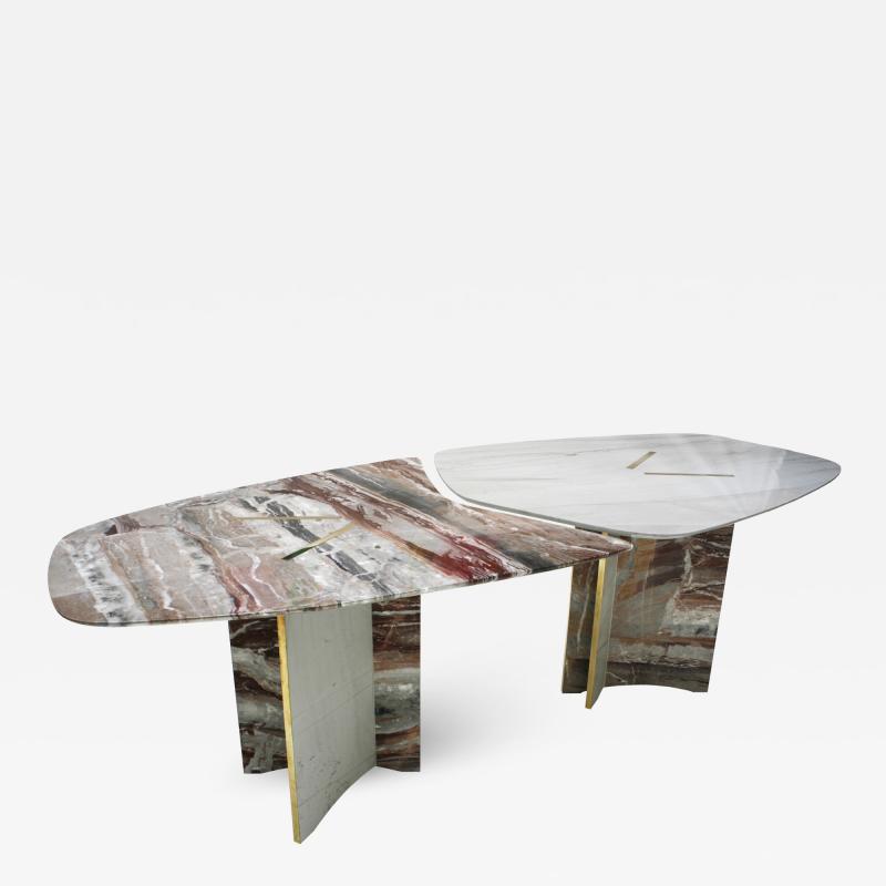 Marble Table Designed by L A Studio