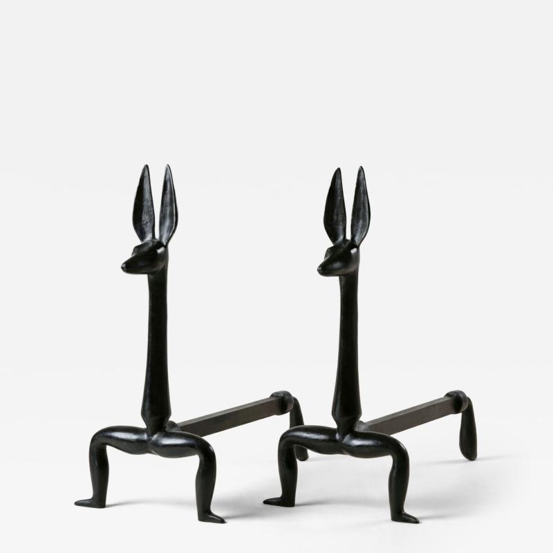 Marc Bankowsky Pair of andirons