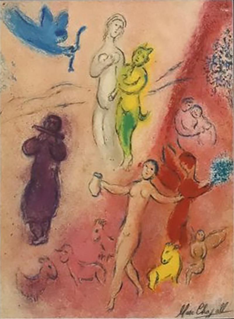 Marc Chagall Marc Chagall La Fable de Syringe