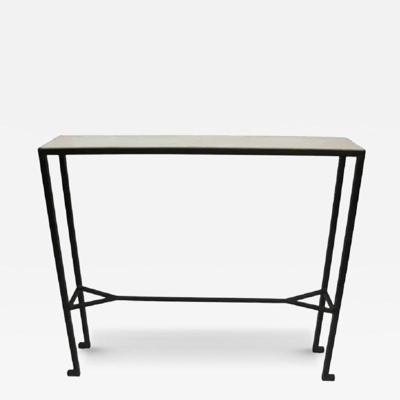 Marc Du Plantier 2 French Midcentury Modern Neoclassical Consoles in the Style of Marc Duplantier