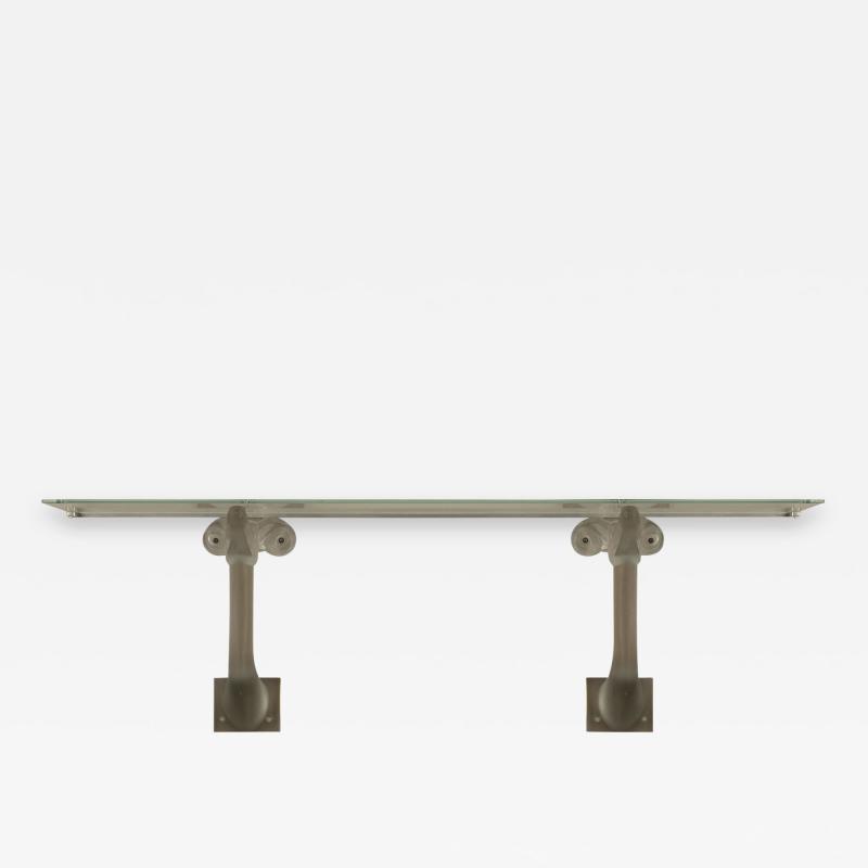Marc Lalique French Wall Bracket Console Table