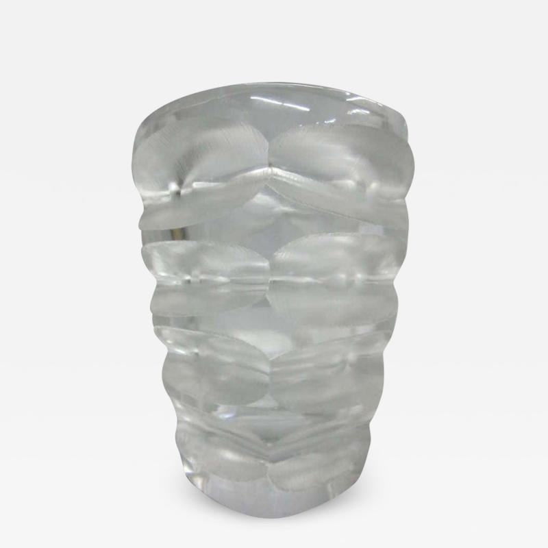 Marc Lalique Rare French MId Century Modern Vase by Marc Lalique