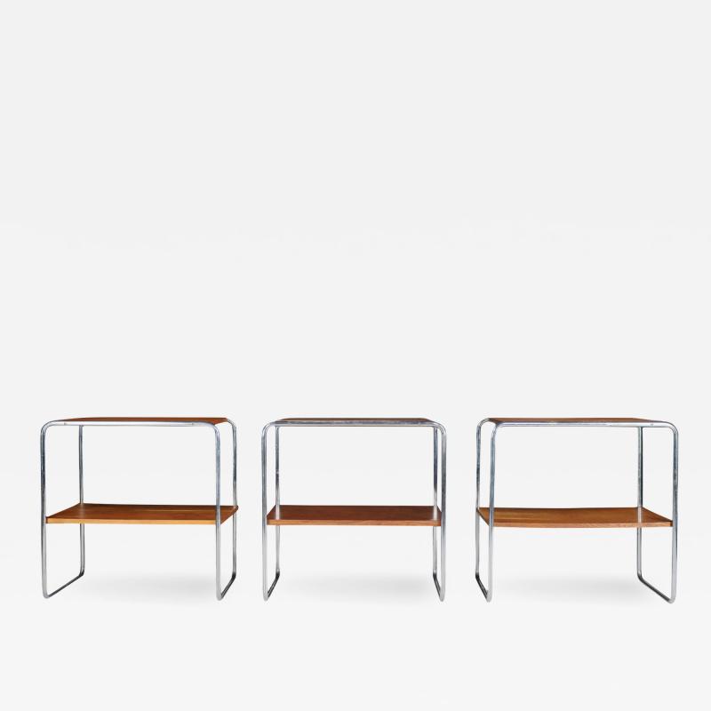 Marcel Breuer 1930s Marcel Breuer tubular steel wood console Thonet