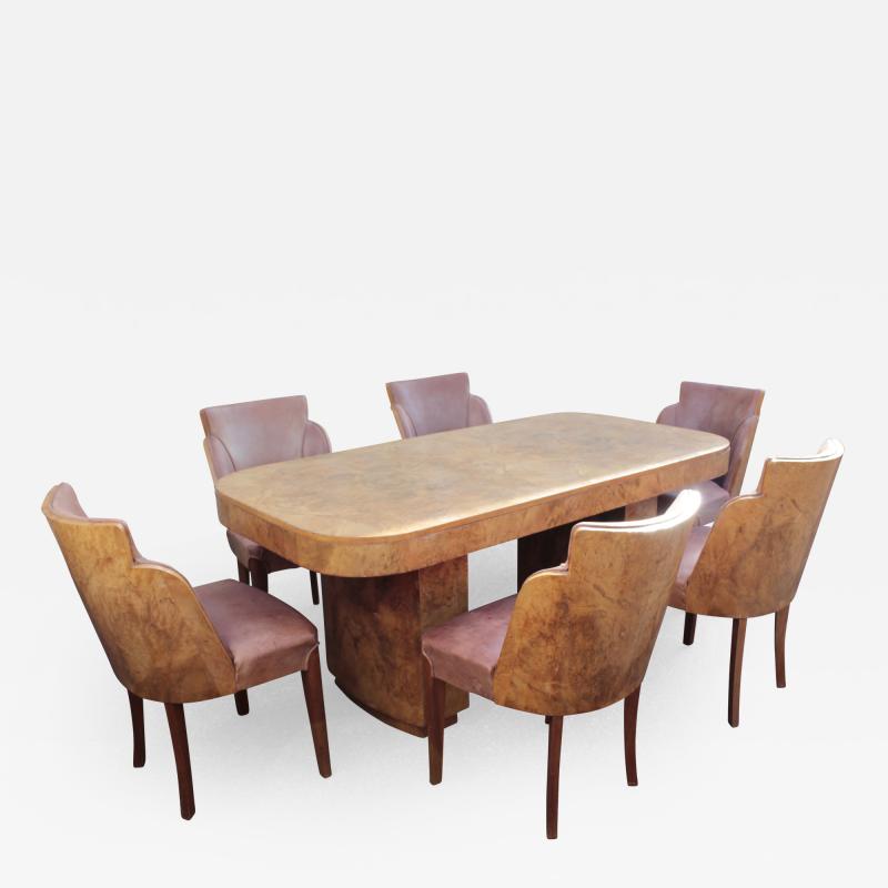 Marcel Guillemard Dining set of 6 chairs and a table