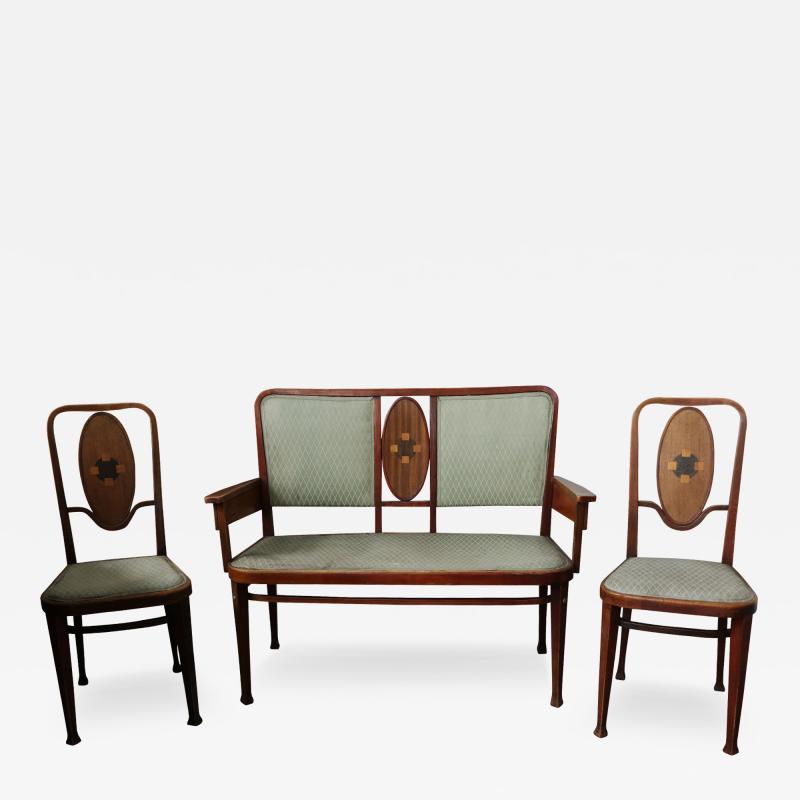 Marcel Kammerer Fine Set of Thonet Art Nouveau by Marcel Kammerer Vienna c 1910 