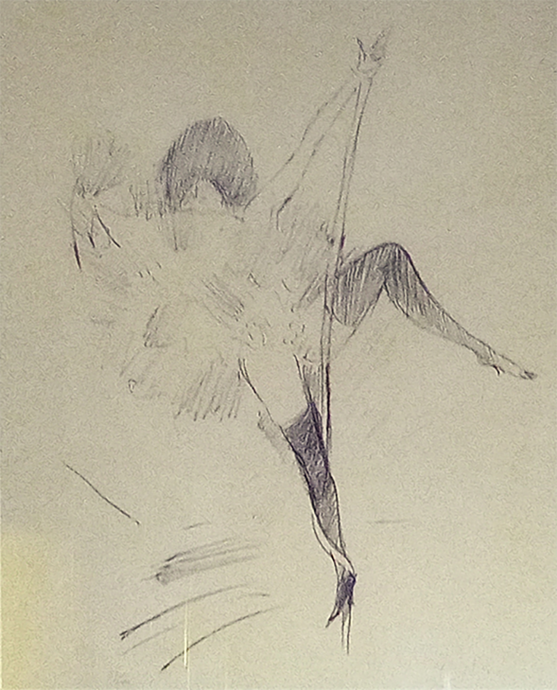 Marcel Vertes Rope Dancer ca 1949