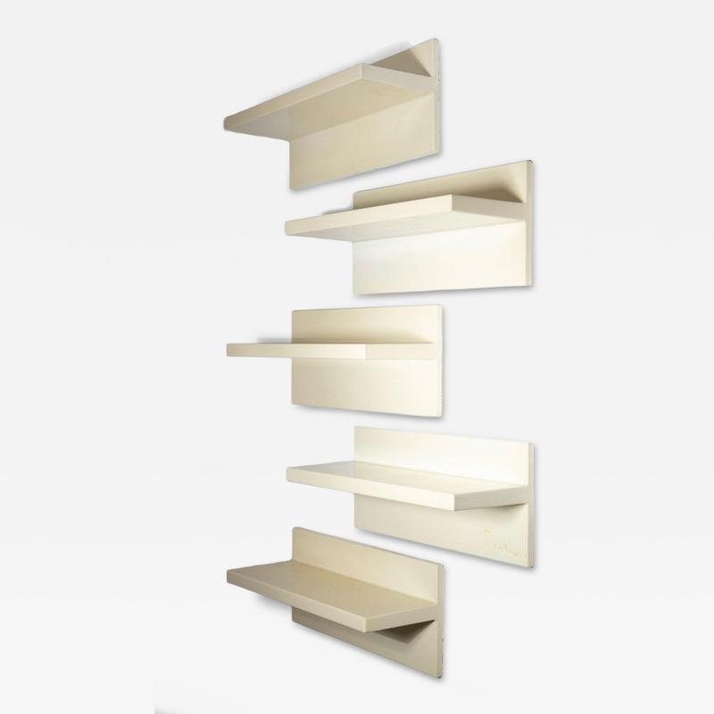 Marcello Siard Set of Five Shelves by Marcello Siard for Kartell