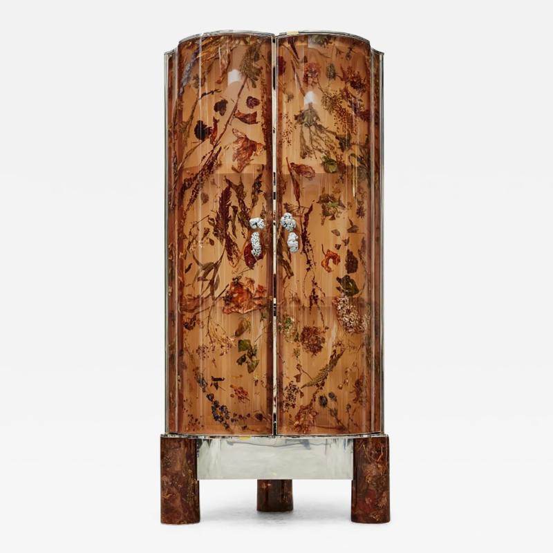 Marcin Rusak FLORA CABINET 190 CLEAR AMBER