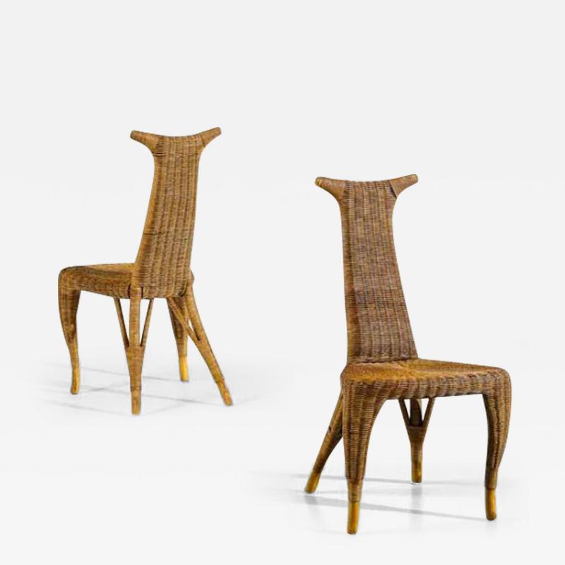 Marco Agnoli Pair of Carmen Chairs