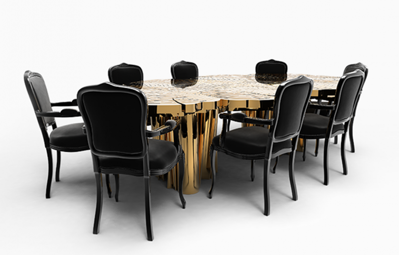 Marco Antonio Olvera Calderon - Free-Form Dining Table in High Polish ...