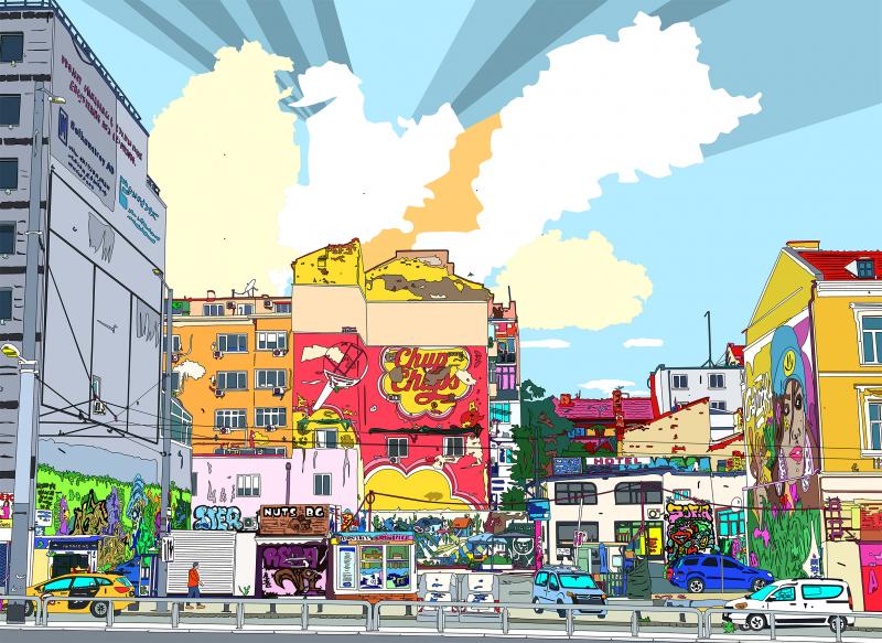 Marco Santaniello Chupa Building in Sofia