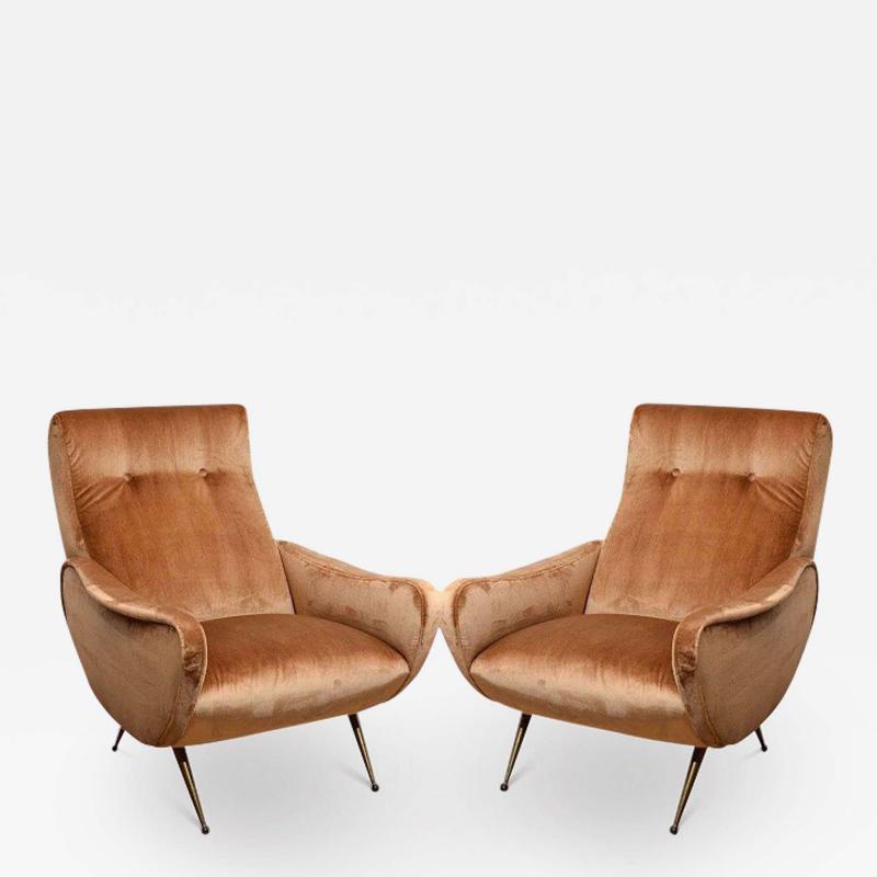 Marco Zanuso ITALIAN MID CENTURY ARMCHAIRS IN THE STYLE OF MARCO ZANUSO