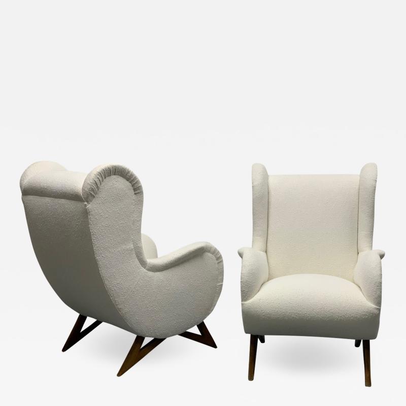 Marco Zanuso Pair of 1960s Italian Lounge Chairs