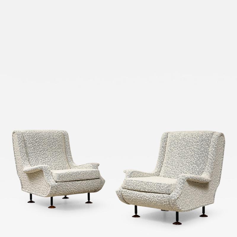 Marco Zanuso Pair of Regent Club Chairs by Marco Zanuso for Arflex