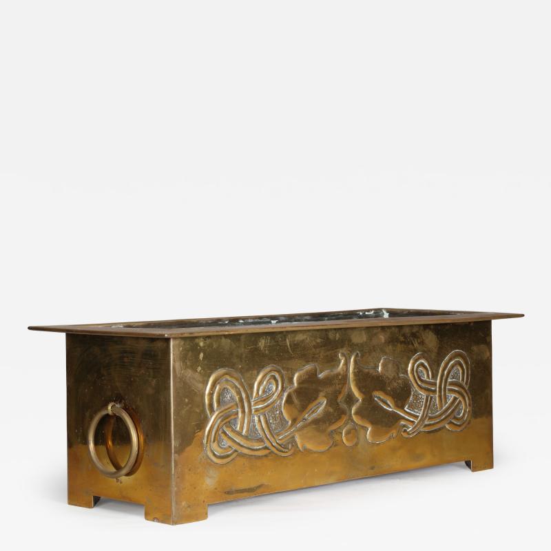 Margaret Gilmour School A Glasgow School Brass Planter