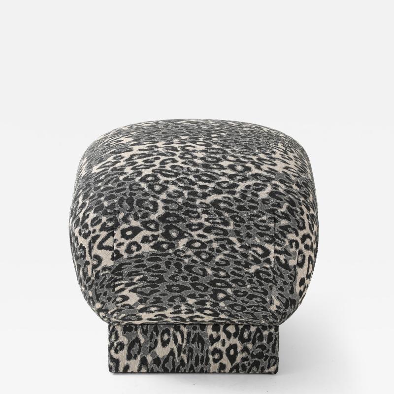 Marge Carson Marge Carson Bergamo Leopard Pouf