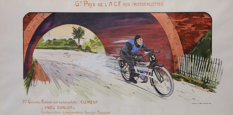 Marguerite Gamy Montaut GAMY and MONTAUT Ernest Grand Prix de l A C F 1913 Motocyclettes 