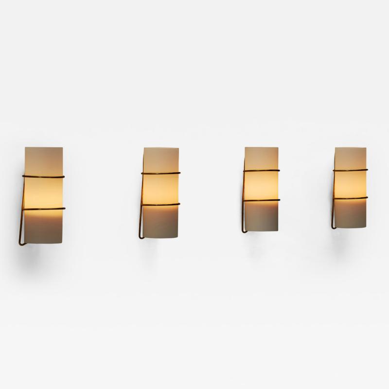 Maria Lindeman Set of Four K8 24 Wall Lamps by Maria Lindeman for Idman Finland 1950s