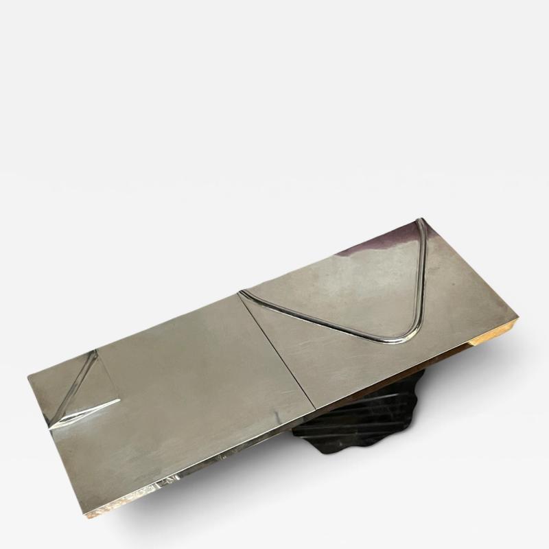 Maria Pergay Large silver plated enveloppe box by Maria Pergay