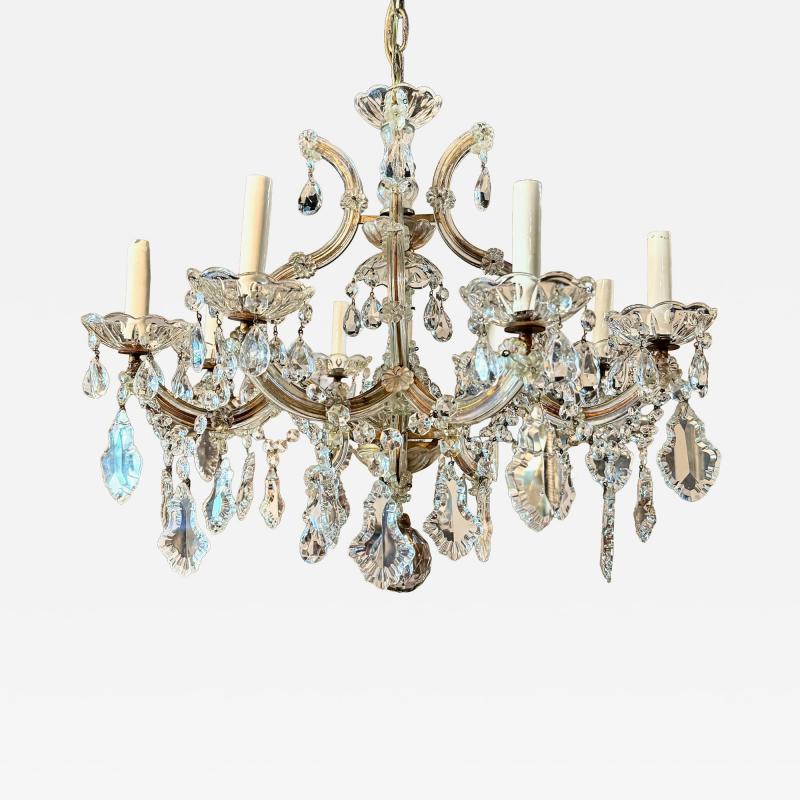 Maria Teresa Chandelier in Hand Blown Murano Glass 8 Light