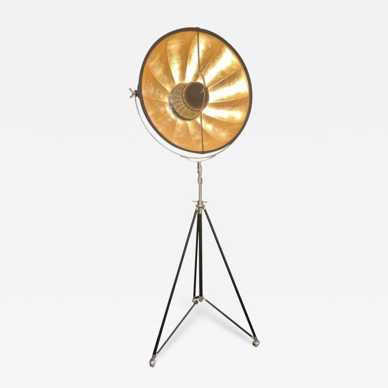 Mariano Fortuny Mariano Fortuny studio 76 tripod floor lamp black gold leaf