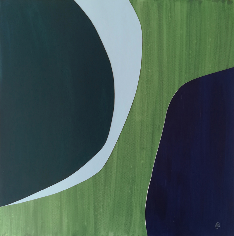 Marie de Lignerolles Isthme Abstract painting 2022