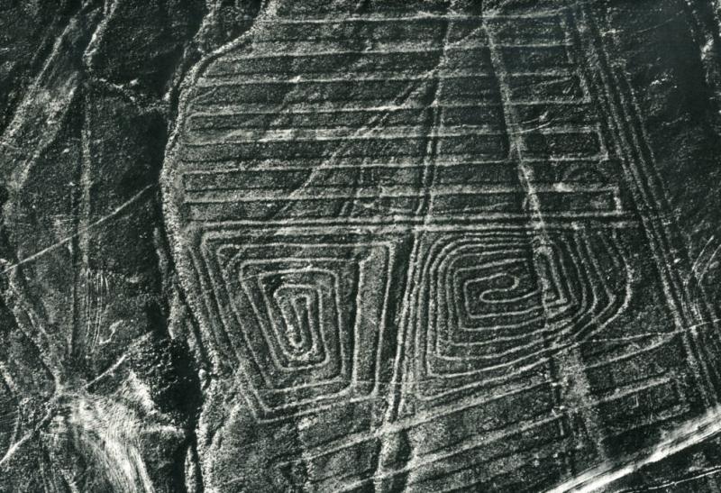 Marilyn Bridges Squared Spirals Nazca Peru