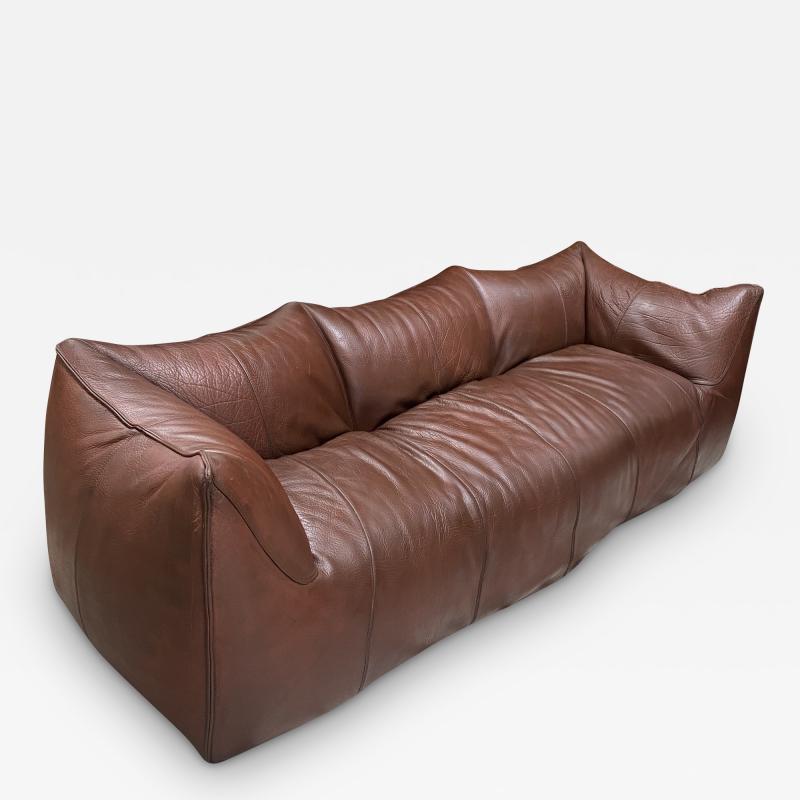 Mario Bellini Le Bambole 3 Seater Leather Sofa by Mario Bellini for B B Italia 1970s