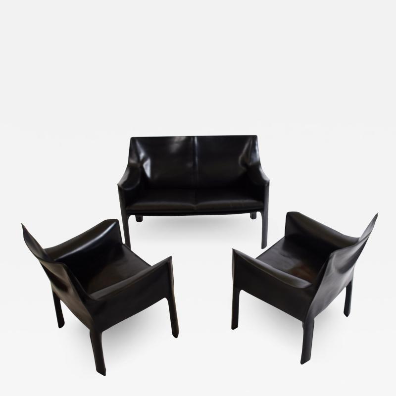 Mario Bellini Mario Bellini CAB 414 Lounge Chairs Settee by Mario Bellini for Cassina