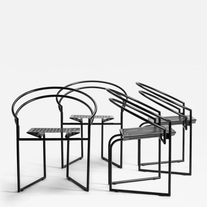 Mario Botta Mario Botta set of four Latonda chairs Italy 1987